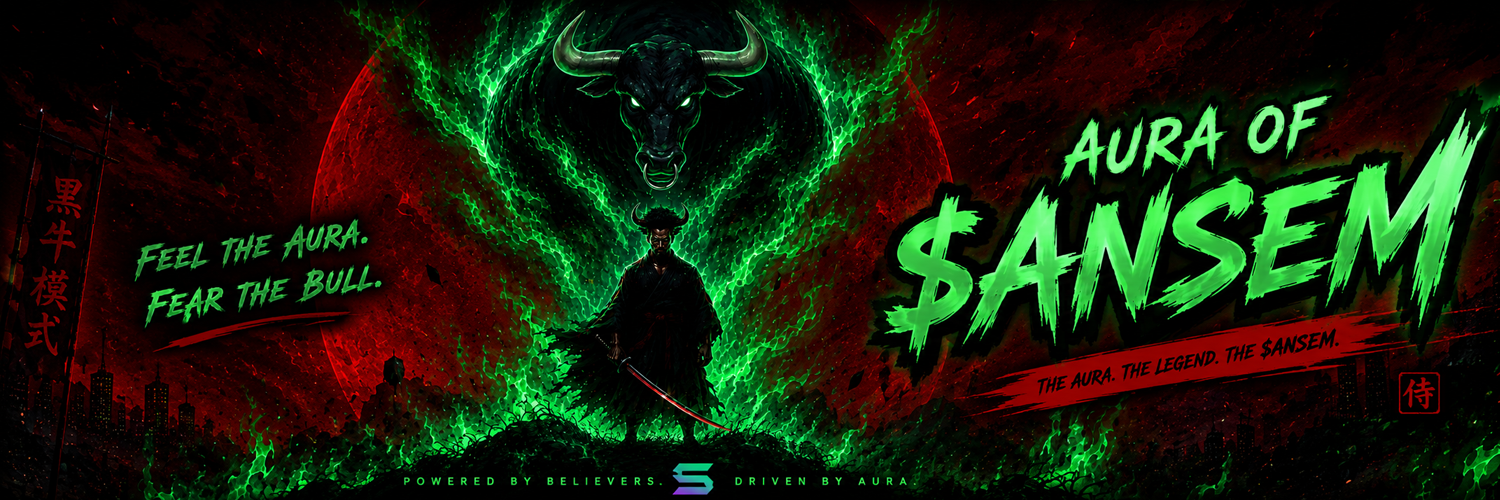 Aura of $Ansem — Feel the Aura. Fear the Bull.